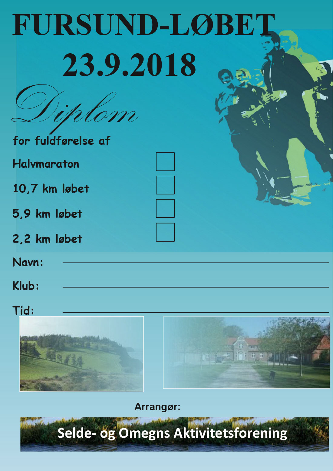 Fursundløbet 2018 diplom