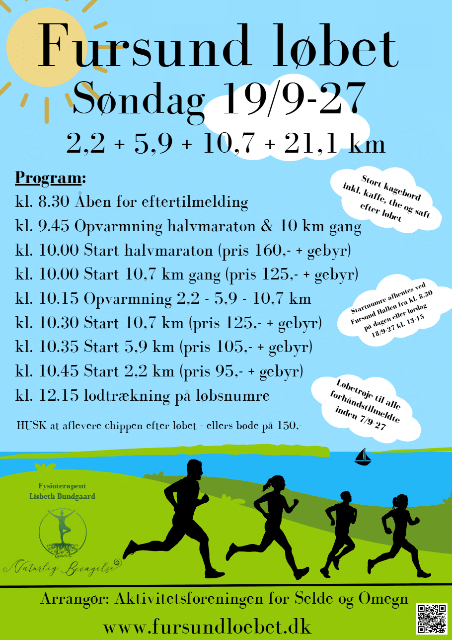 Plakat for Fursundløbet søndag 19. september 2027